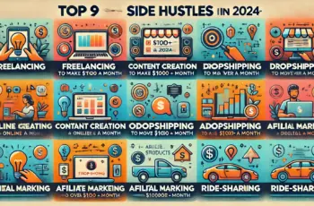 Top 9 Side Hustles to Make Over $1000+ A Month In 2024